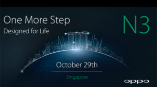 Xác nhận Oppo N3 ra mắt ngày 29 tháng 10
