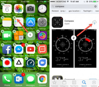 Cách xóa các ứng dụng gốc khỏi màn hình iPhone