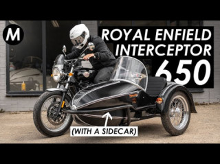 Cảm giác lái Royal Enfield Interceptor 650 đọ Sidecar như thế nào?