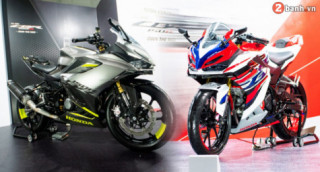 Cận cảnh hai chiếc CBR150R 2021 độ chính hãng từ Honda