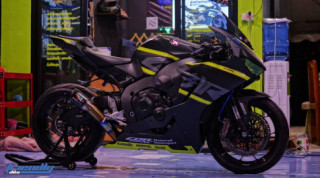 Honda CBR1000RR bò mộng hiếu chiến bên tông màu Black Matte