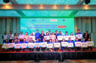 Lễ trao giải Cuộc thi ‘Thanh niên với Văn hóa giao thông’ năm 2019