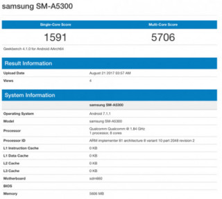 Lộ Galaxy A5 2018 dùng RAM 6GB, giá tầm trung