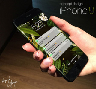 Ngắm iPhone 8 concept màn hình tràn cạnh siêu đẹp