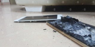 Nóng: Apple iPhone 6s lại phát nổ sau khi sạc pin