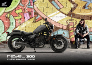 Rebel 300 2019 chính thức ra mắt thị trường với diện mạo mới giá không đổi