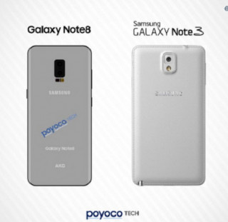 Samsung Galaxy Note 8 lộ camera kép ở mặt sau