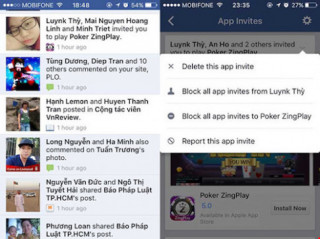 Trò mời chơi game tái xuất trên Facebook