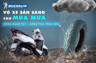 Vỏ xe Michelin City Grip cho Honda Lead - Sẵn sàng cho mùa mưa