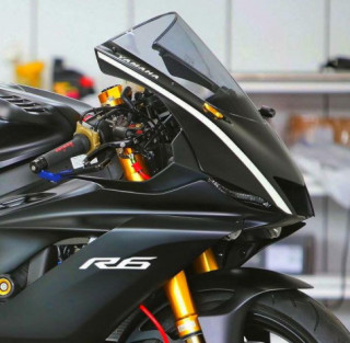 Yamaha R6 ngựa hoang gây cấn với bản độ Matte Black full option