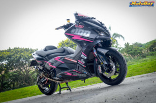 YAMAHA TMAX 530 bản nâng cấp mang tên Pink Panther
