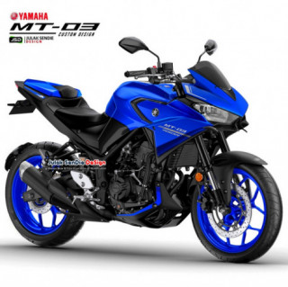 Hình ảnh thiết kế của Yamaha MT-03 Tracer Sport Touring mới