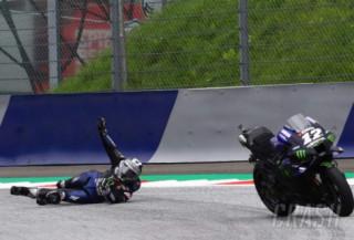 Maverick Vinales nói gì về sự cố ‘phanh nổ’ tại Styrian MotoGP 2020?
