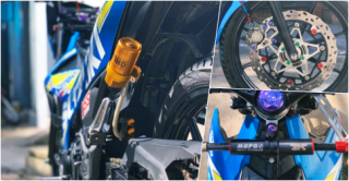 Satria 150 đẹp ngất ngây sao khi được dọn hết hoàn toàn
