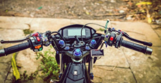 Satria 150 độ hết bài với Style chú khỉ KingDrag
