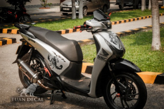 SH150 độ siêu ấn tượng với bộ cánh nhôm xước theo phong cách Vua Bò Cạp