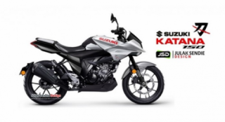 Suzuki Katana 150 lộ diện hình ảnh thiết kế khá thú vị