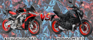 Yamaha MT-07 và Aprilia Tuono 660 trên bàn cân thông số
