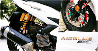 Air Blade 2017 phiên bản trắng Ngọc Trinh sang chảnh