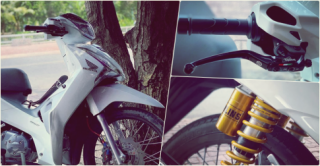 Future 125 độ khoác áo trắng đẹp ngoài sức tưởng tượng