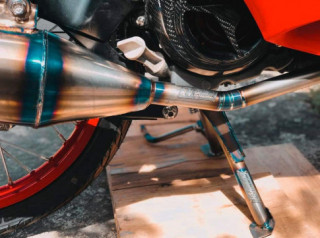 Mio 110 bản độ pha giữa Titan và Carbon đẹp nhất tôi từng thấy