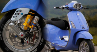 Vespa Sprint được người Thái mổ xẻ siêu đẹp