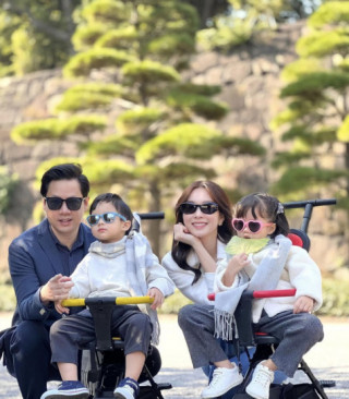 Đặng Thu Thảo hiếm hoi khoe ảnh ở Nhật: Con trai giống bố, con gái giống mẹ, chuẩn gia đình quốc dân