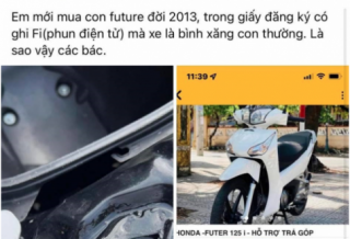 Cách phân biệt Future 125 xăng cơ và Fi cho những anh em định mua lại xe cũ