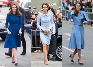 Có một kiểu váy khiến Công nương Kate trông thô cứng kém mềm mại, nhưng bà mẹ 3 con vẫn mê diện