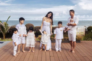 Diện mạo đen gầy tóc lởm chởm hiện tại của Hoa hậu 6 con đông nhất Việt Nam