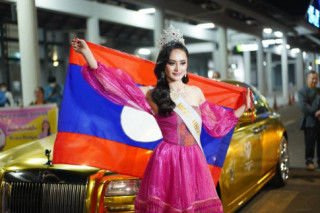 Hoa hậu Lào chỉ cao 1m64 bắn tiếng Việt siêu giỏi, là thần tượng mới của fans sắc đẹp