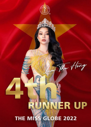 Lâm Thu Hồng “ẵm” giải Á hậu 4 Miss Globe 2022, mất hành lý 7 ngày vẫn thắng đẫm giải thưởng