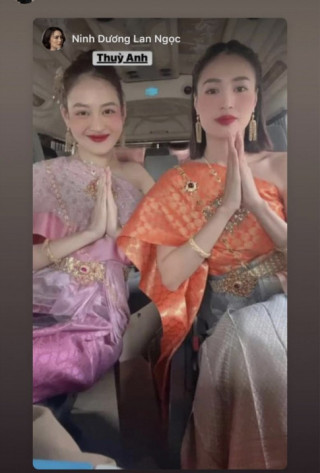 Lan Ngọc hóa cô gái Thái Lan, diện đồ truyền thống kín đáo mà vẫn quyến rũ hơn người