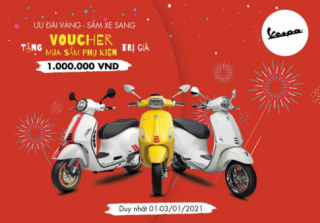 Piaggio Việt Nam tung ưu đãi với giá trị lên đến 18 triệu đồng