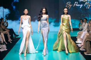 “Hú tim” khoảnh khắc Ngọc Châu dẫm váy Thủy Tiên trên sàn catwalk và sự nhanh trí của Thảo Nhi