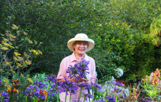 Cuộc đời bình yên bên vườn hoa trái đẹp như thiên đường của bà lão 83 tuổi