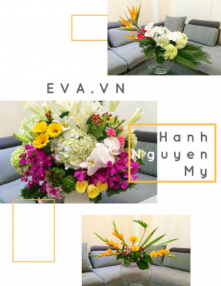 Học mẹ Việt cắm bình hoa “trăm sắc màu” đẹp mê mẩn, bày nhà rực rỡ