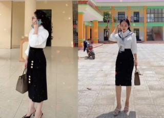 Cô giáo Bắc Ninh lương tháng 3 triệu, đi dạy vẫn “lên đồ” như diễn viên: Mặc đẹp để tự tin đứng giảng bài