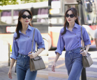 Mặc “áo vặn vẹo” dạo phố Seoul, Hoa hậu Đặng Thu Thảo làm “nở mày nở mặt” phong cách phụ nữ Việt