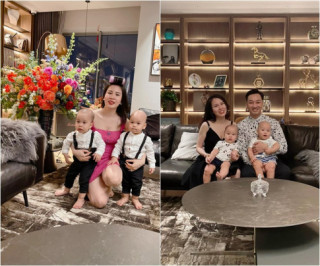 Sống trong penthouse 18 tỷ, vợ MC Thành Trung chăm chồng và 2 con trai sinh đôi bằng cơm ngon cực khéo