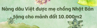 Cô dâu Việt được mẹ chồng Nhật cho 10.000m2 đất, àm vườn trồng rau củ xanh tốt quanh năm, quả mùa nào cũng có