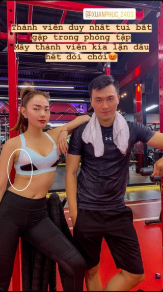 Khi Minh Hằng khoe hình đi tập gym, dân tình lại chỉ tập trung vào chi tiết này