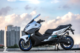 BMW C650 độ khác biệt hoàn toàn với dàn đồ chơi hàng hiệu