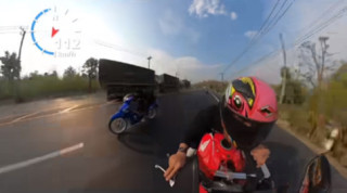 [Clip] Honda Wave 125 ‘gõ đầu’ CBR650R với tốc độ 180km/h GPS