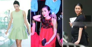 Chuyện “bầu bí” sao Việt: Phe xinh đẹp rạng ngời, phe xuống sắc chóng mặt