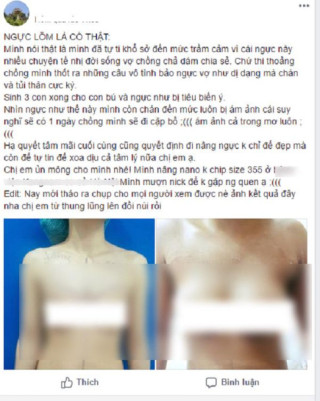 Đẻ 3 con, khổ sở khi ngực gần như... tiêu biến, mẹ bỉm sữa quyết định đụng chạm “dao kéo”!