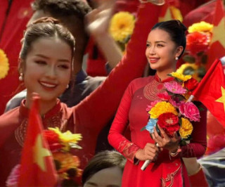 Mỹ nhân Việt đẹp phát sáng trong buổi diễu hành tiết lộ về vai trò Giám đốc Quốc gia tại Hoa hậu Hoàn vũ Việt Nam
