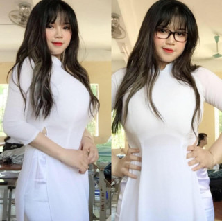 Nữ sinh Hải Dương vất vả chọn áo dài ngày tốt nghiệp vì vòng 1 hơn 110 cm!