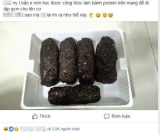 Bạn gái làm bánh để giảm cân, người yêu ám ảnh với thành quả, cơm chẳng dám nuốt