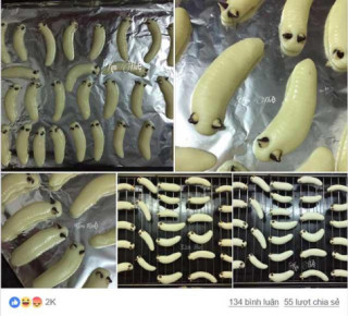 Làm bánh đuông dừa “bị cắm sừng” nhưng thành phẩm nhận được khiến ai cũng hết hồn